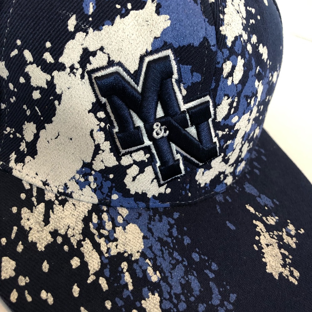MITCHELL & NESS | BLUE MN SPLASH FITTED CAP |7 7/8 - Picture 4 of 8